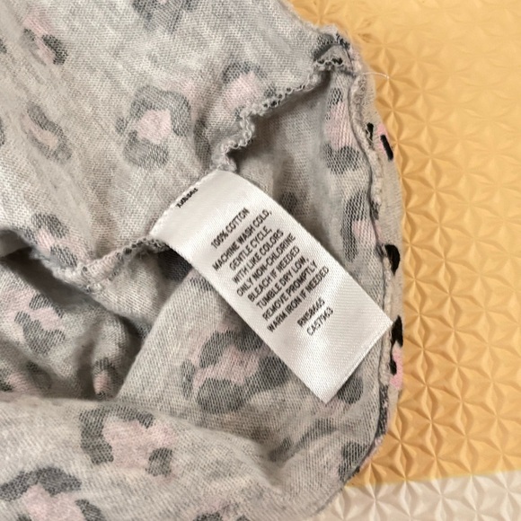 NWT Tucker & Tate 2 Piece Heather Grey and Pink Leopard Dress and Bloomers 3 mo - Picture 4 of 13